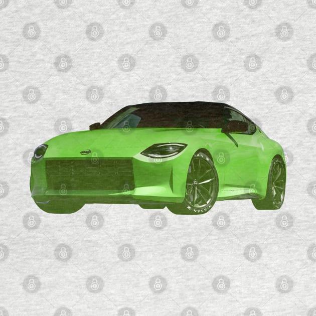 Nissan 400Z Lime by gtr